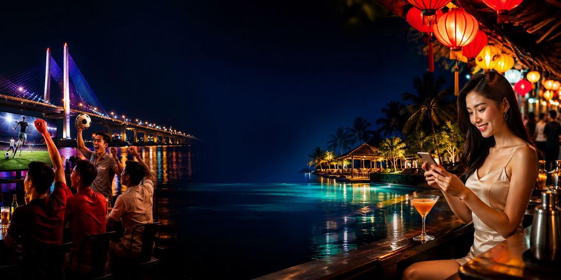 Người dùng Cần Thơ truy cập khuyến mãi casino trên điện thoại tại chợ đêm